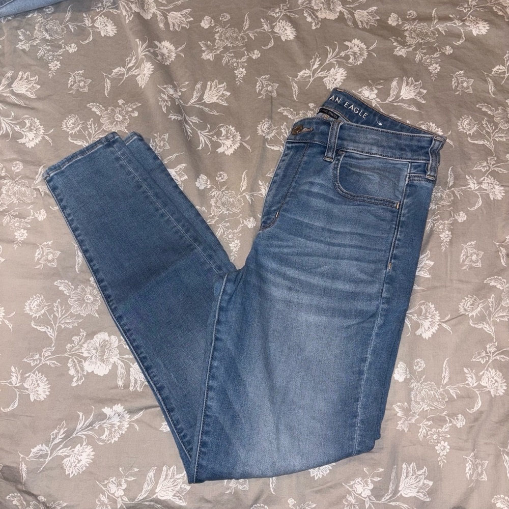 American Eagle Outfitters Women's Classic Blue Skinny Jeans